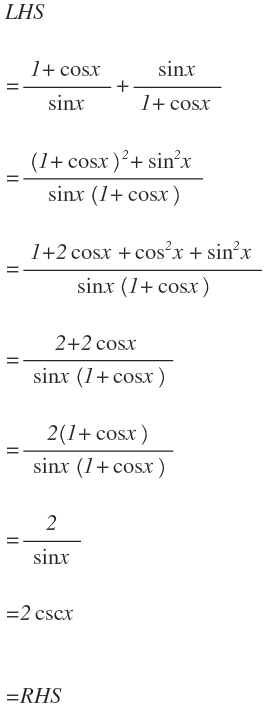 how-do-you-prove-1-cosx-sinx-sinx-1-cosx-2-csc-x